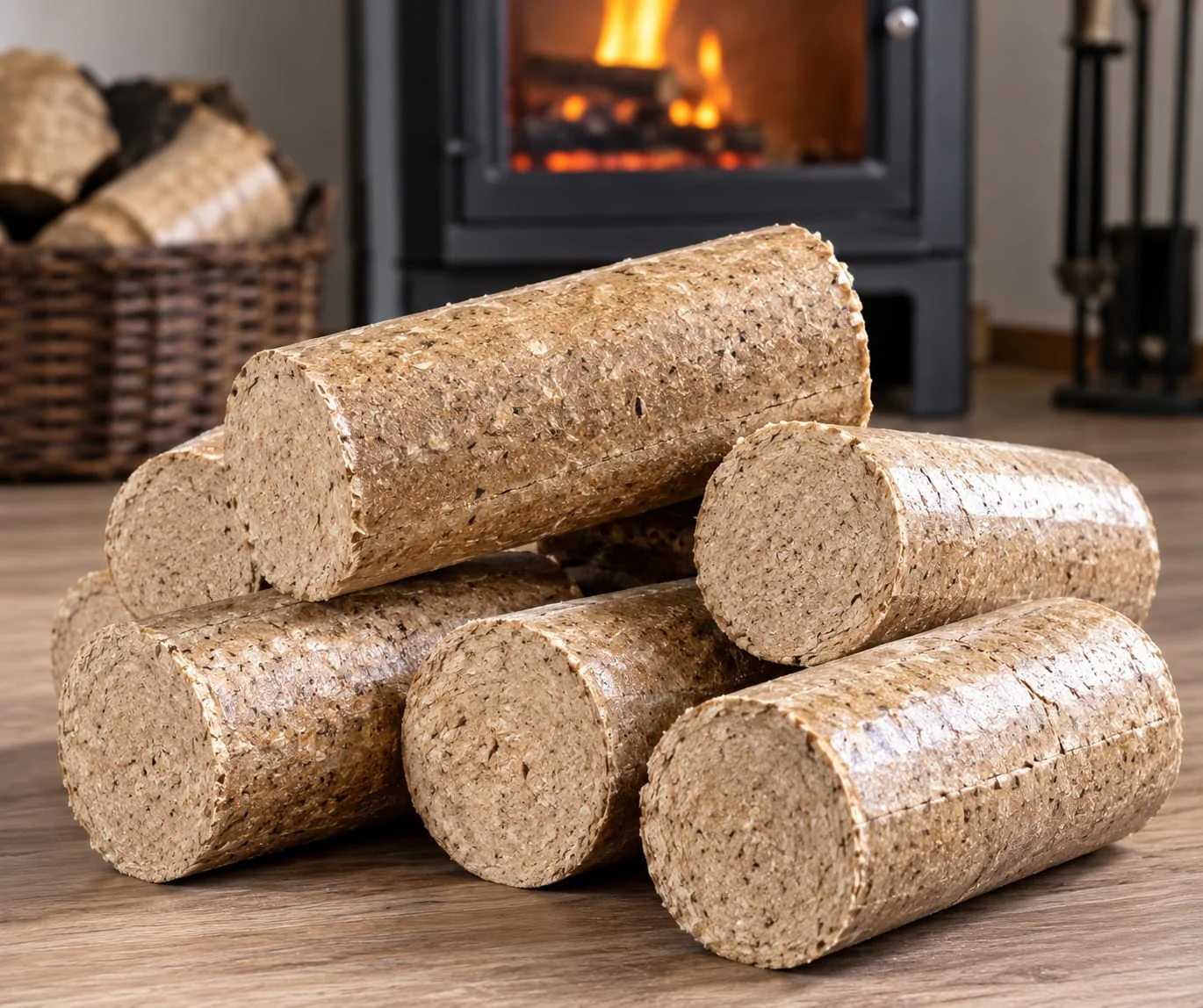 Holzbriketts