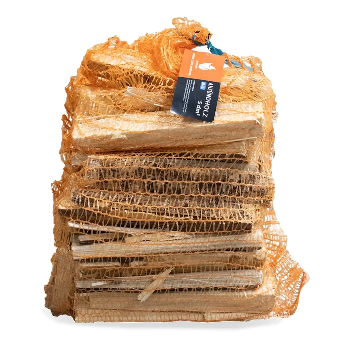 Heizfuxx Anzündholz Fichte-Kiefer – 96 Säcke à 5 dm³