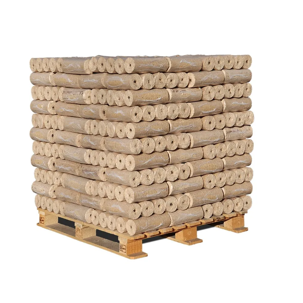 BIOMAC TURBO Hartholzbriketts – Palette mit 100 Packungen à 10 kg
