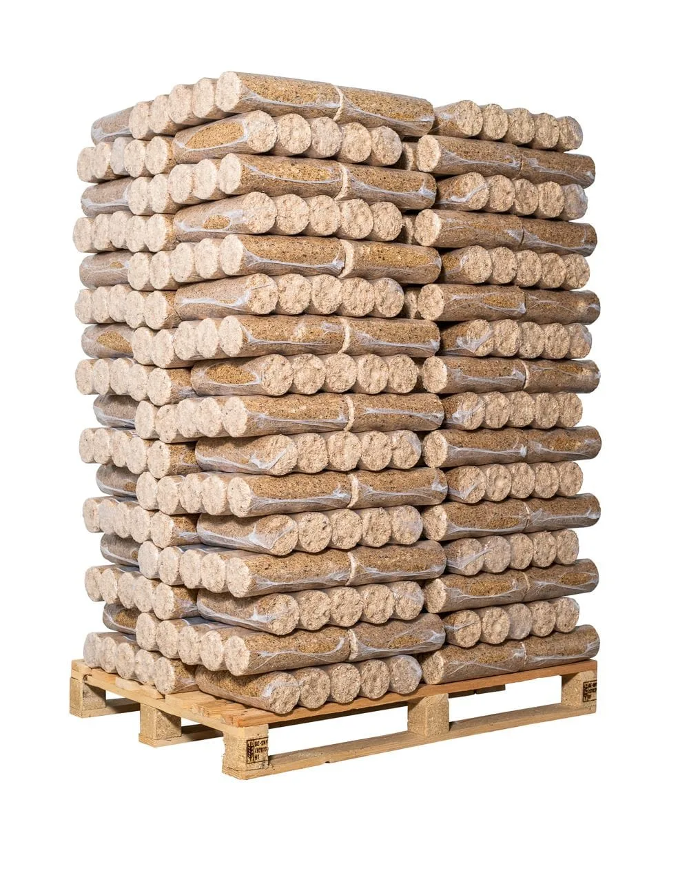NESTRO Holzbriketts Nadelholz – Palette mit 96 Packungen à 10 kg – "Das Powerbrikett"