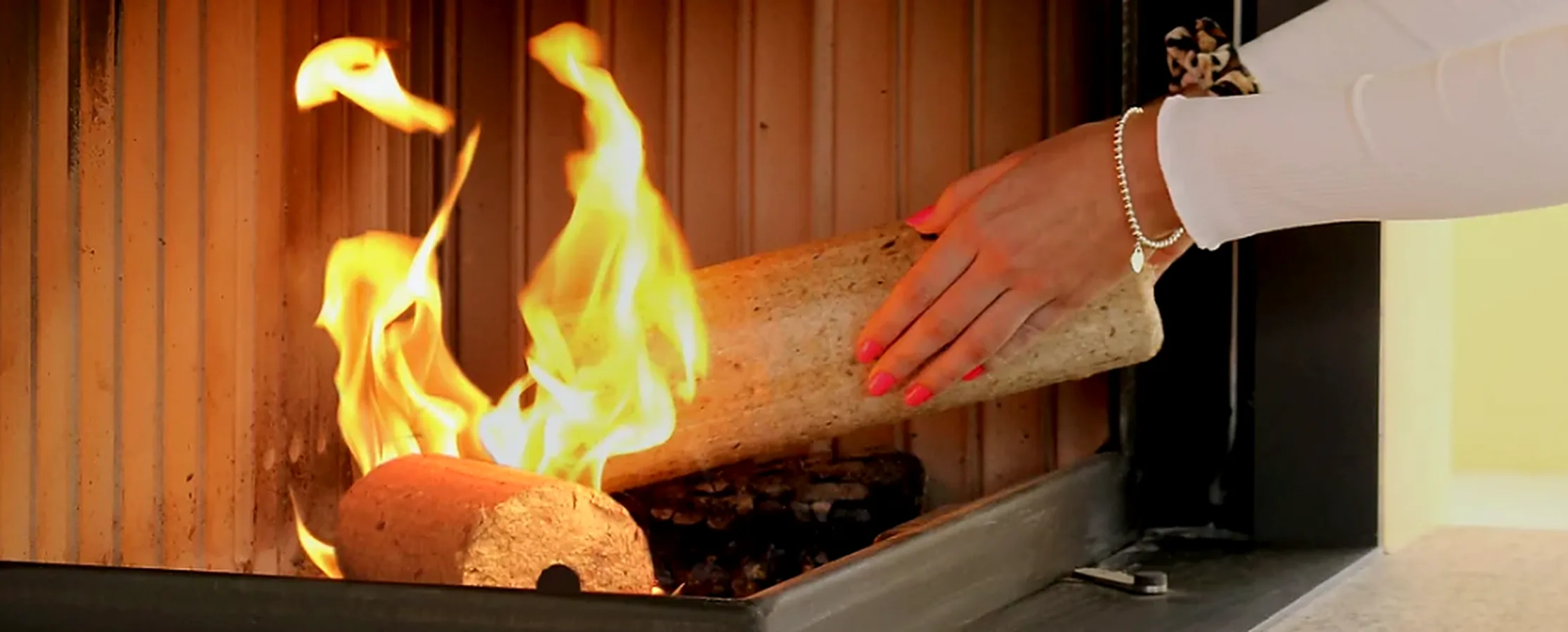 Thermospan® Holzbriketts – Palette mit 96 Packungen à 10 kg