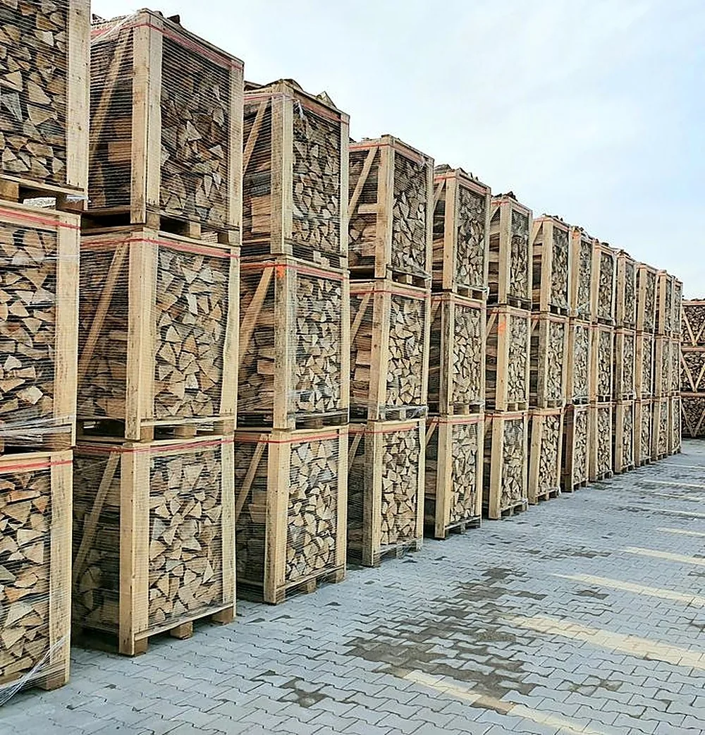 LKW-Ladung Birkenbrennholz – 48 RM – 25 cm Scheite
