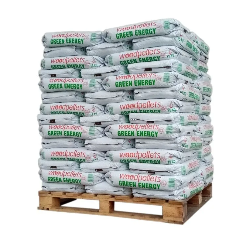 Green Energy Holzpellets – Palette mit 65 Säcken à 15 kg