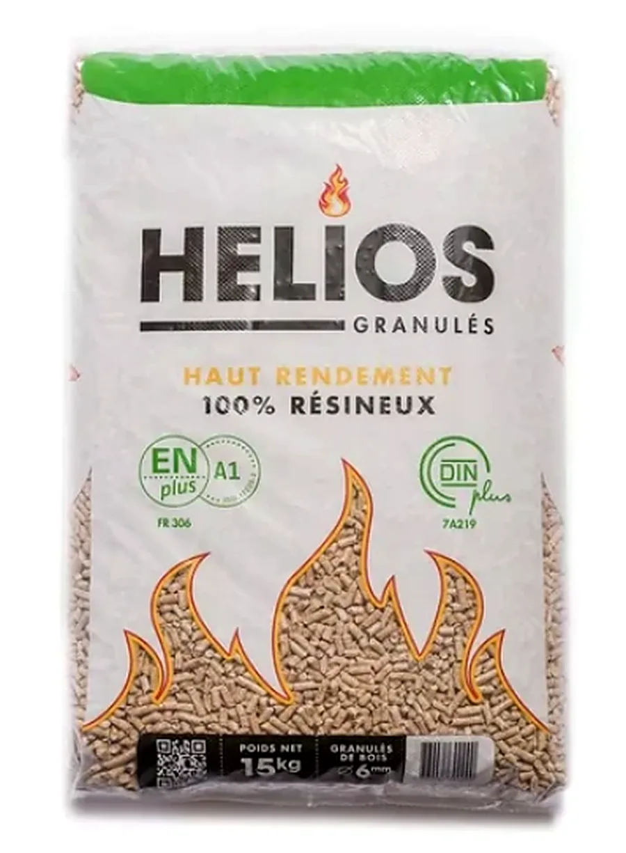 HELIOS Premium Pellets – Palette 65 Säcke à 15 kg