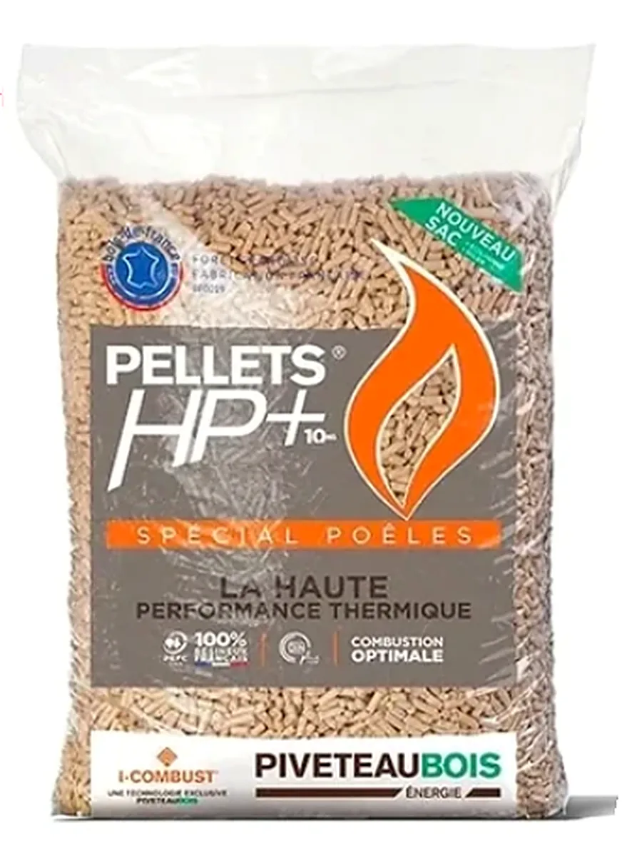 Pellets HP+ – Palette 72 Säcke à 15 kg – Premium DINplus & ENplus