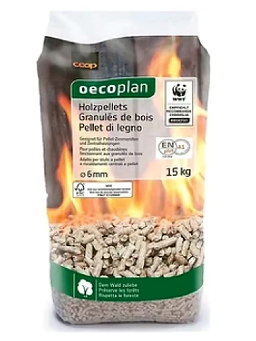 Oecoplan Holzpellets – Palette 65 Säcke à 15 kg