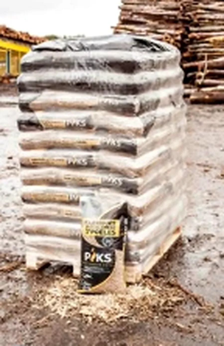 PIKS Holzpellets – Palette mit 66 Säcken à 15 kg