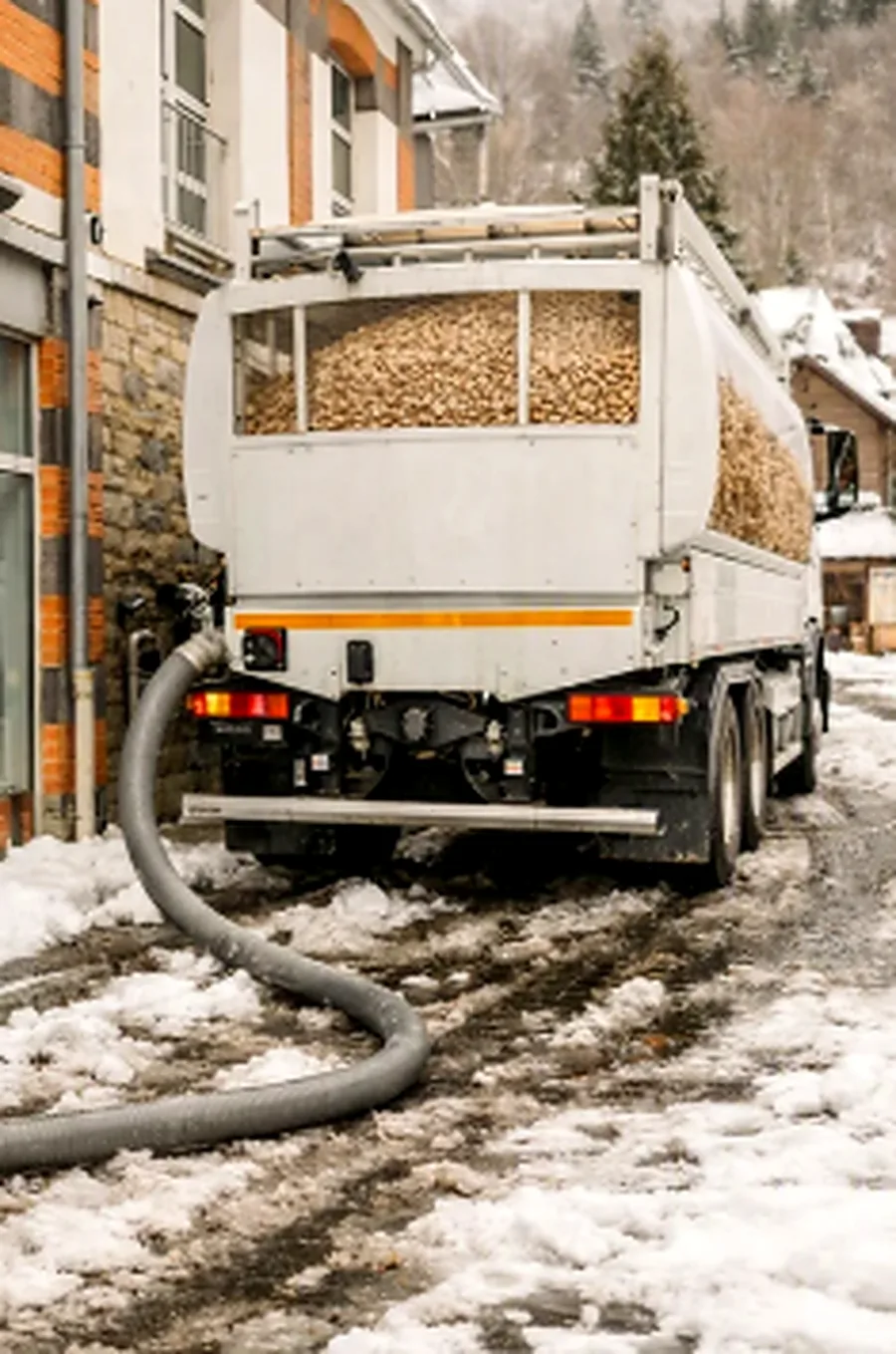 Thermospan® Holzpellets – Lieferung lose per Silowagen