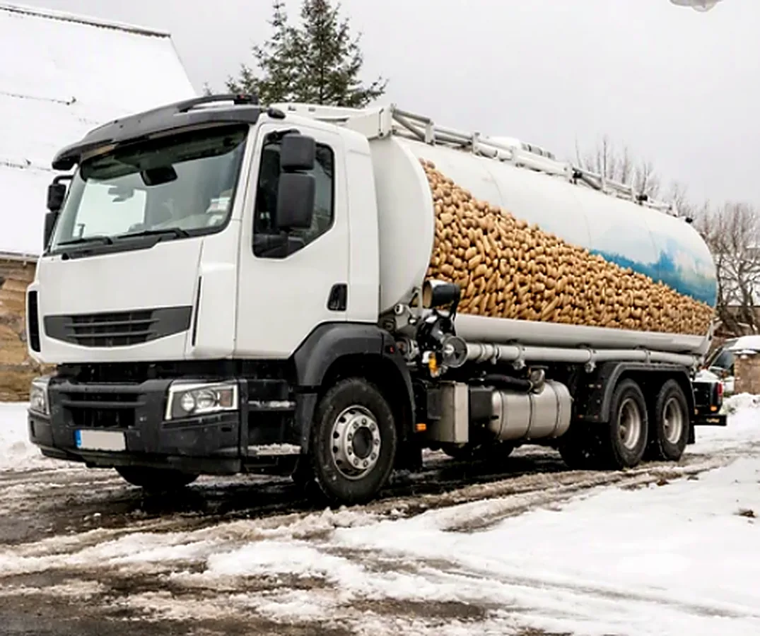 Thermospan® Holzpellets – Lieferung lose per Silowagen