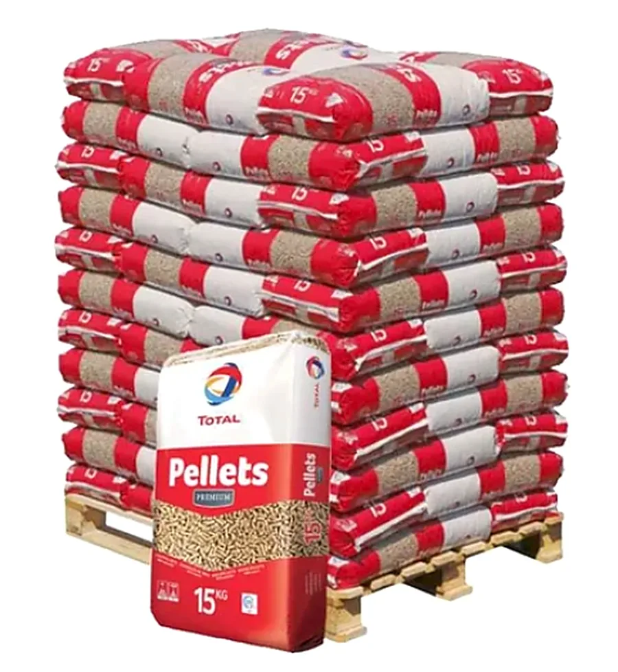 TOTAL PREMIUM Holzpellets – Palette 65 Säcke à 15 kg