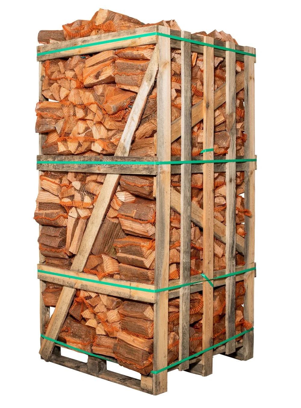 Brennholz Buche – 25 cm – 80 Sack Palette
